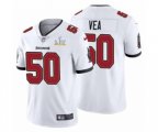 Tampa Bay Buccaneers #50 Vita Vea White 2021 Super Bowl LV Jersey