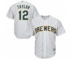 Milwaukee Brewers Tyrone Taylor Replica White Alternate Cool Base Baseball Player Jersey
