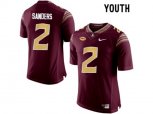 2016 Youth Florida State Seminoles Deion Sanders #2 College Football Limited Jersey - Red