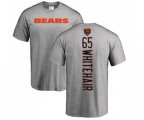 Chicago Bears #65 Cody Whitehair Ash Backer T-Shirt
