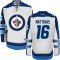 Winnipeg Jets #16 Shawn Matthias Authentic White Away NHL Jersey