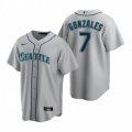 Nike Seattle Mariners #7 Marco Gonzales Gray Road Stitched Baseball Jersey