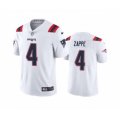 New England Patriots #4 Bailey Zappe White Vapor Untouchable Limited Stitched Jersey