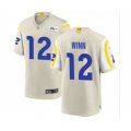 Los Angeles Rams #12 Dresser Winn Bone Stitched Football Game Jersey