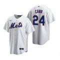 Nike New York Mets #24 Robinson Cano White 2020 Home Stitched Baseball Jersey