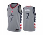 Washington Wizards #2 John Wall Gray City Edition New Uniform 2020-21 Stitched Basketball Jersey