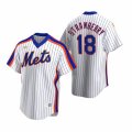 Nike New York Mets #18 Darryl Strawberry White Cooperstown Collection Home Stitched Baseball Jersey