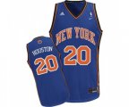 New York Knicks #20 Allan Houston Swingman Royal Blue Throwback Basketball Jersey