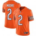 Chicago Bears #2 D.J. Moore Orange Vapor Untouchable Stitched Football Jersey