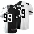 Los Angeles Rams #99 Aaron Donald Black White Limited Split Fashion Football Jersey