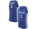 2017 Men's Kentucky Wildcats Coach John Calipari #1 College Basketball Elite Jersey - Royal Blue