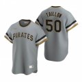 Nike Pittsburgh Pirates #50 Jameson Taillon Gray Cooperstown Collection Road Stitched Baseball Jersey