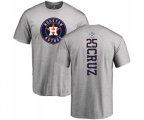 Houston Astros #25 Jose Cruz Jr. Ash Backer T-Shirt