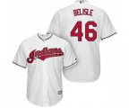 Cleveland Indians #46 Matt Belisle Replica White Home Cool Base Baseball Jersey