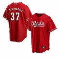 Cincinnati Reds #37 Tyler Stephenson Red MLB Cool Base Nike Jersey
