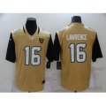 Jacksonville Jaguars #16 Trevor Lawrence Yellow Draft First Round Pick Limited Jersey