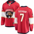 Florida Panthers #7 Colton Sceviour Fanatics Branded Red Home Breakaway NHL Jersey