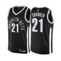Brooklyn Nets #21 Wilson Chandler Swingman Black Basketball Jersey - City Edition