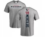Houston Texans #59 Whitney Mercilus Ash Backer T-Shirt