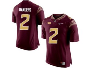 2016 Men\'s Florida State Seminoles Deion Sanders #2 College Football Limited Jersey - Red