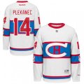 Montreal Canadiens #14 Tomas Plekanec Premier White 2016 Winter Classic NHL Jersey