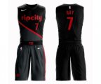 Portland Trail Blazers #7 Brandon Roy Swingman Black Basketball Suit Jersey - City Edition