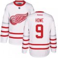 Detroit Red Wings #9 Gordie Howe Premier White 2017 Centennial Classic NHL Jersey