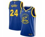 Golden State Warriors #24 Rick Barry Swingman Royal Finished Basketball Jersey - Icon Edition