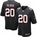 Atlanta Falcons #20 Isaiah Oliver Game Black Alternate NFL Jersey