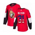 Ottawa Senators #31 Anders Nilsson Authentic Red USA Flag Fashion Hockey Jersey