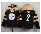 Pittsburgh Steelers #2 Michael Vick Black Player Pullover NFL Hoodie