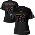 Women Tennessee Titans #76 Xavier Su'a-Filo Game Black Fashion NFL Jersey