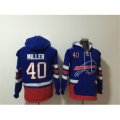 Buffalo Bills #40 Von Miller Royal Ageless Must-Have Lace-Up Pullover Hoodie