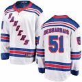 New York Rangers #51 David Desharnais Fanatics Branded White Away Breakaway NHL Jersey