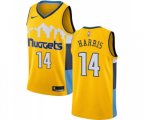 Denver Nuggets #14 Gary Harris Swingman Gold Alternate NBA Jersey Statement Edition