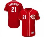 Cincinnati Reds #21 Michael Lorenzen Red Alternate Flexbase Authentic Collection Baseball Jersey