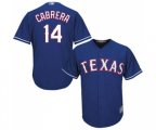 Texas Rangers #14 Asdrubal Cabrera Replica Royal Blue Alternate 2 Cool Base Baseball Jersey
