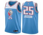Sacramento Kings #25 Justin Jackson Swingman Blue NBA Jersey - City Edition