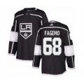 Los Angeles Kings #68 Samuel Fagemo Authentic Black Home Hockey Jersey