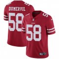 San Francisco 49ers #58 Elvis Dumervil Red Team Color Vapor Untouchable Limited Player NFL Jersey