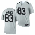 Las Vegas Raiders #83 Darren Waller Nike 2021 Silver Inverted Legend Jersey