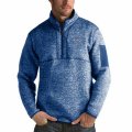Washington Capitals Antigua Fortune Quarter-Zip Pullover Jacket Blue