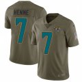 Jacksonville Jaguars #7 Chad Henne Limited Olive 2017 Salute to Service NFL Jersey