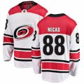 Carolina Hurricanes #88 Martin Necas Authentic White Away Fanatics Branded Breakaway NHL Jersey