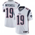 New England Patriots #19 Malcolm Mitchell White Vapor Untouchable Limited Player NFL Jersey