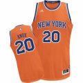 New York Knicks #20 Kevin Knox Swingman Orange Alternate NBA Jersey