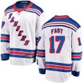 New York Rangers #17 Jesper Fast Fanatics Branded White Away Breakaway NHL Jersey