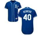Kansas City Royals #40 Kelvin Herrera Blue Flexbase Authentic Collection MLB Jersey