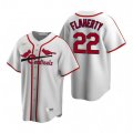 Nike St. Louis Cardinals #22 Jack Flaherty White Cooperstown Collection Home Stitched Baseball Jersey
