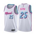 Miami Heat #25 Kendrick Nunn Authentic White Basketball Jersey - City Edition